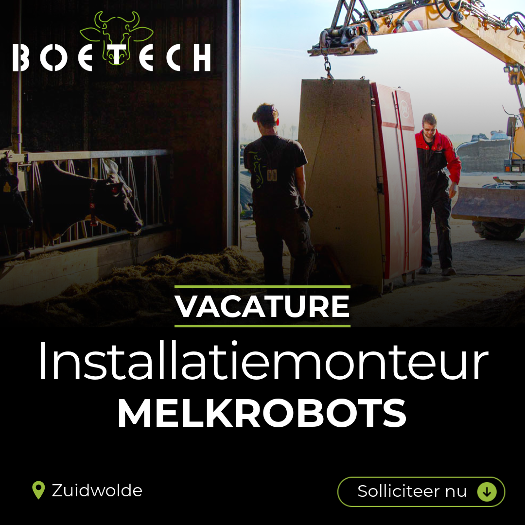 Campagnebeeld Boetech: Installatiemonteur melkrobots
